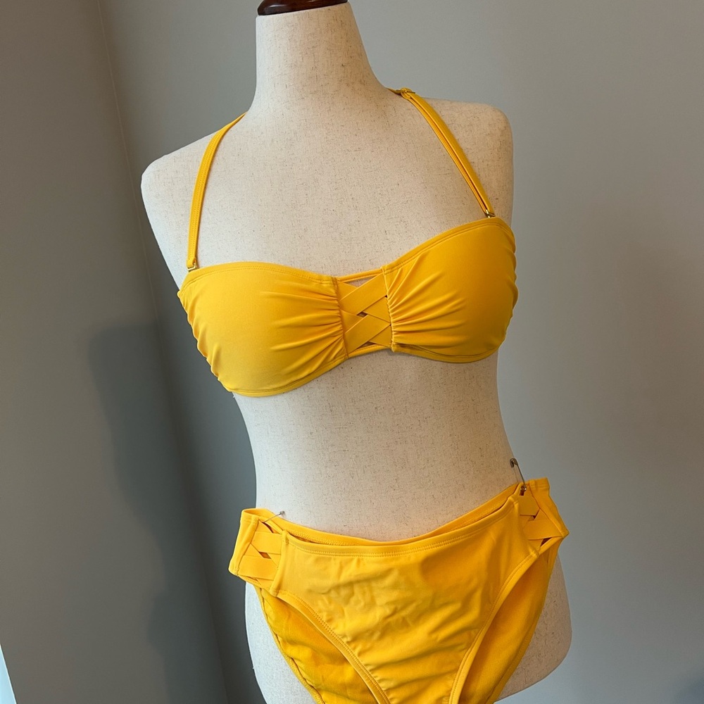 Bleu Rod Beattie Vibrant Yellow Swimwear